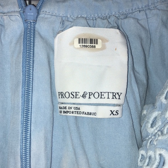 Prose & Poetry Delaney Eyelet Dress Size Xs - Picture 6 of 9